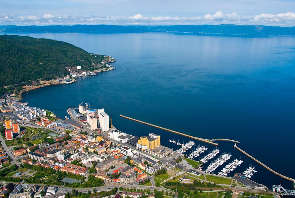 Trondheim fjord og Skansen
