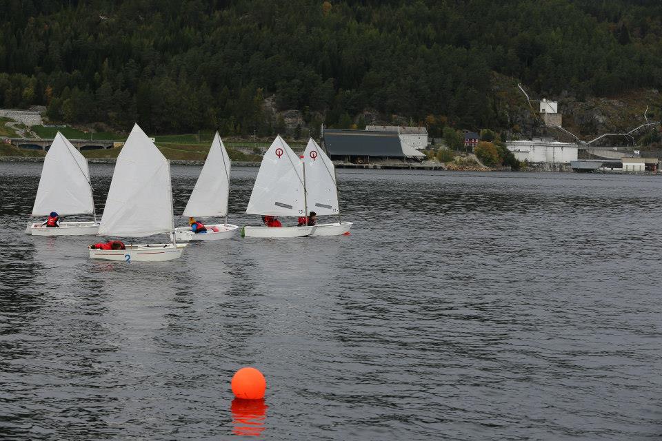 Jollegruppa på fjorden